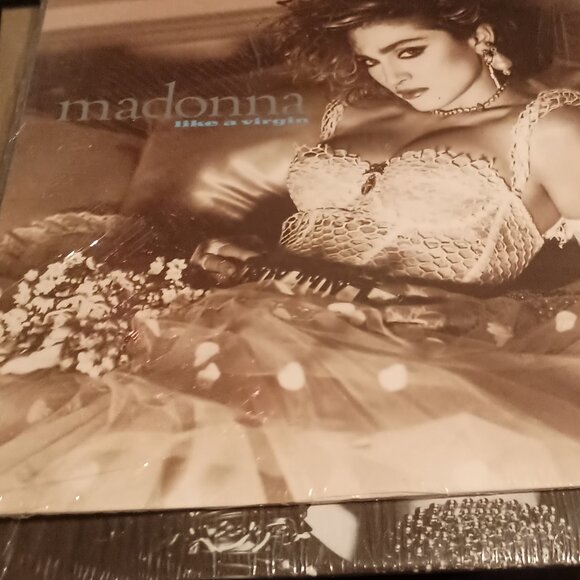 Madonna vinyl record (like a virgin)
